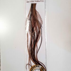 WHITING-DRY FLY HACKLE #14 BROWN
